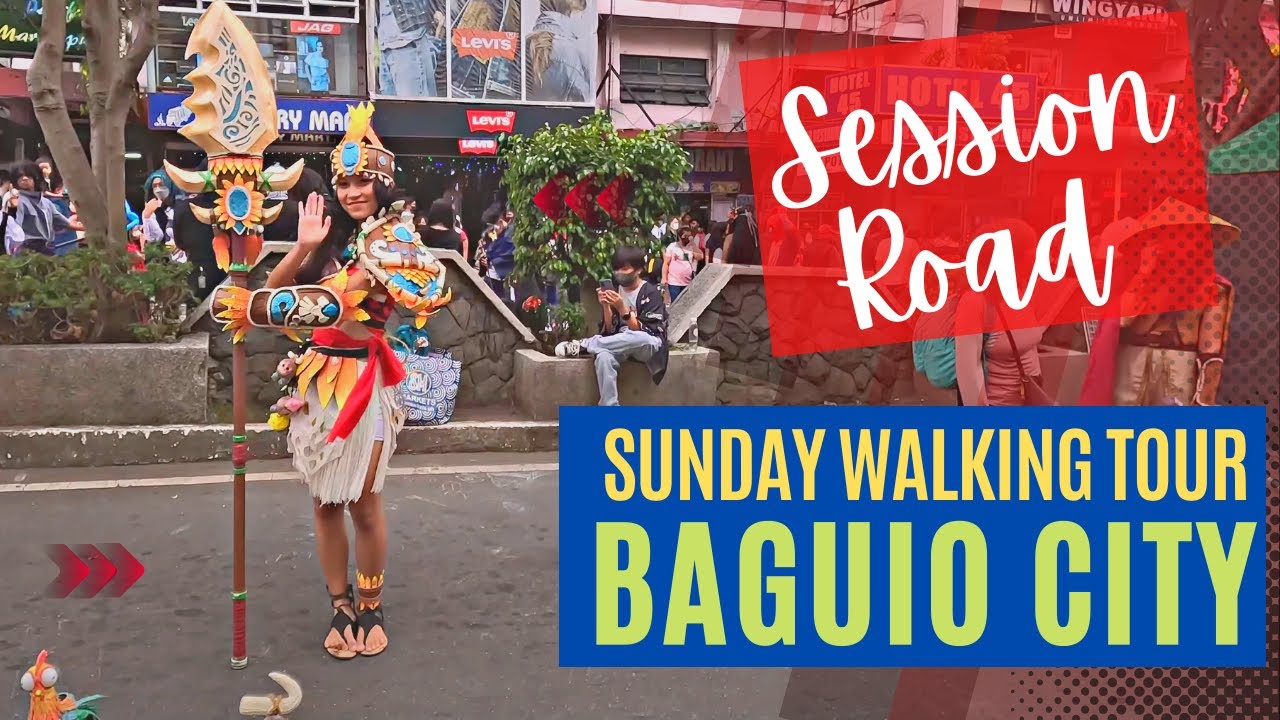 Session Road Baguio City (December 4, 2022) Afternoon Sunday Funday Walking Tour.