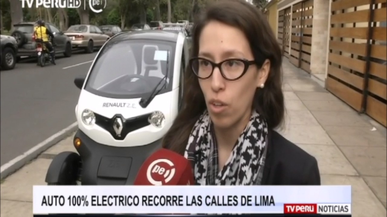 Auto 100% eléctrico recorre las calles de Lima