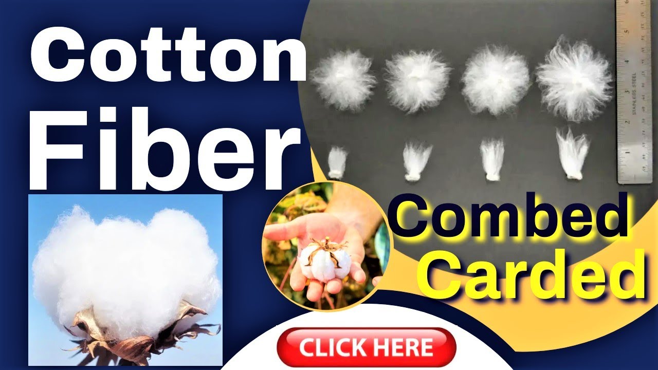 Fabric Quality Combed vs Carded Cotton #cotton #combed #carded #fabric #garments #textile #apparel