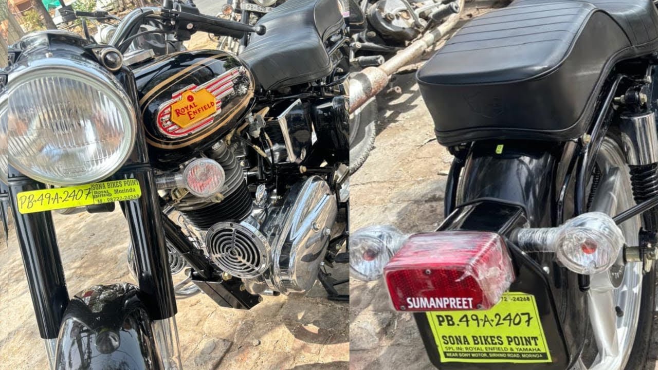 Old Model Bullet 2008 All Re Paint Work Done + Full Engine Work Done/ Check The Video Step By Step//