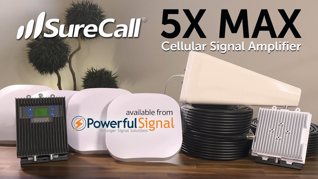 SureCall 5X MAX Cellular Signal Booster
