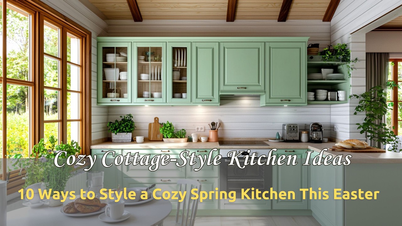 Cozy Cottage-Style Kitchen Ideas for a Spring Easter Wonderland