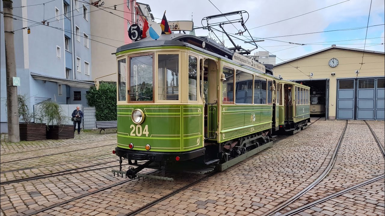 Nürnberg/Nuremberg, A Visit To The Historic Tram Museum, St. Peter.