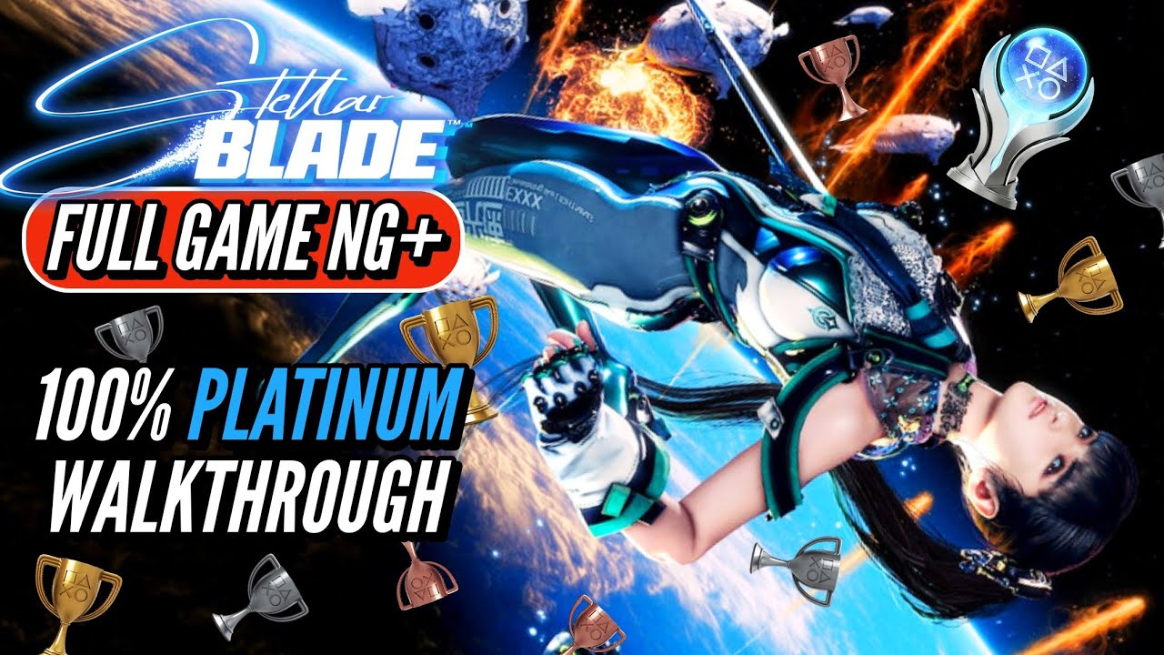 STELLAR BLADE NG+ Full Game 100% Platinum Walkthrough | All Collectibles, Nano Suits, Cans etc.