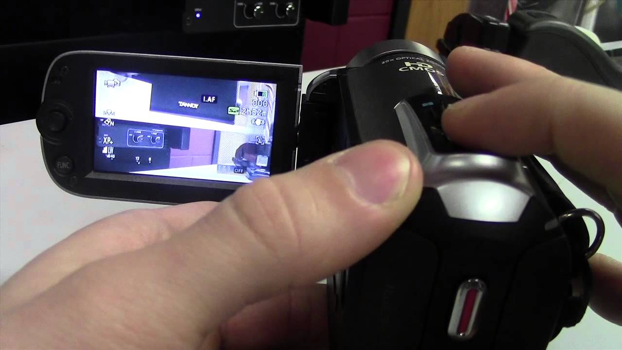 Vixia HF R100 tutorial