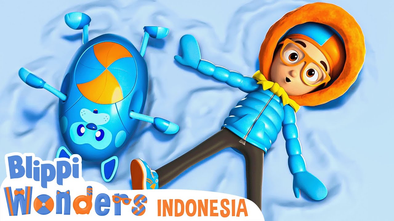 Lagu Menggali Salju | Blippi Bahasa Indonesia - video anak-anak | Petulangan Blippi