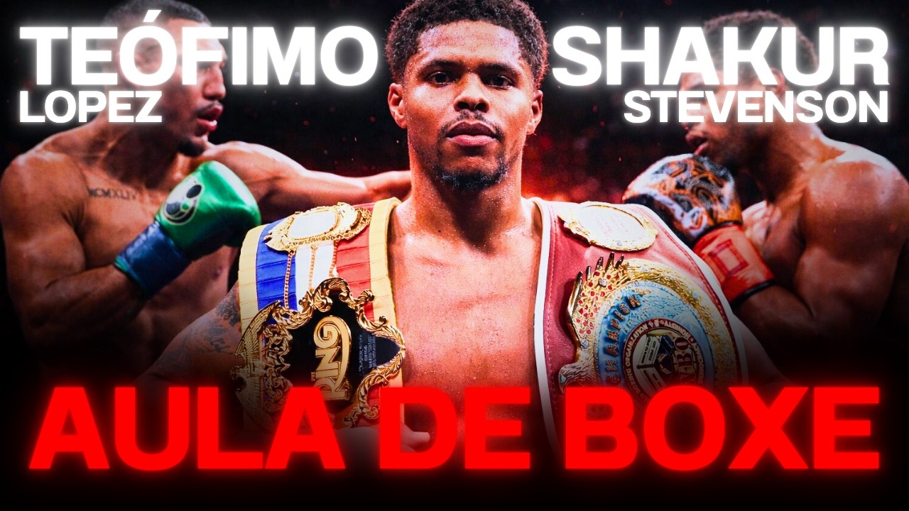 IMPRESSIONANTE!!! SHAKUR STEVENSON DESTRUIU TEÓFIMO LOPEZ!