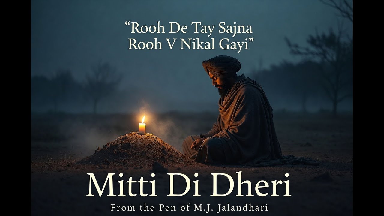 Mitti De Dheri | Heart Touching Punjabi Poetry Song | Kalam Da Safar – M.J. Jalandhari #mjjalandhari