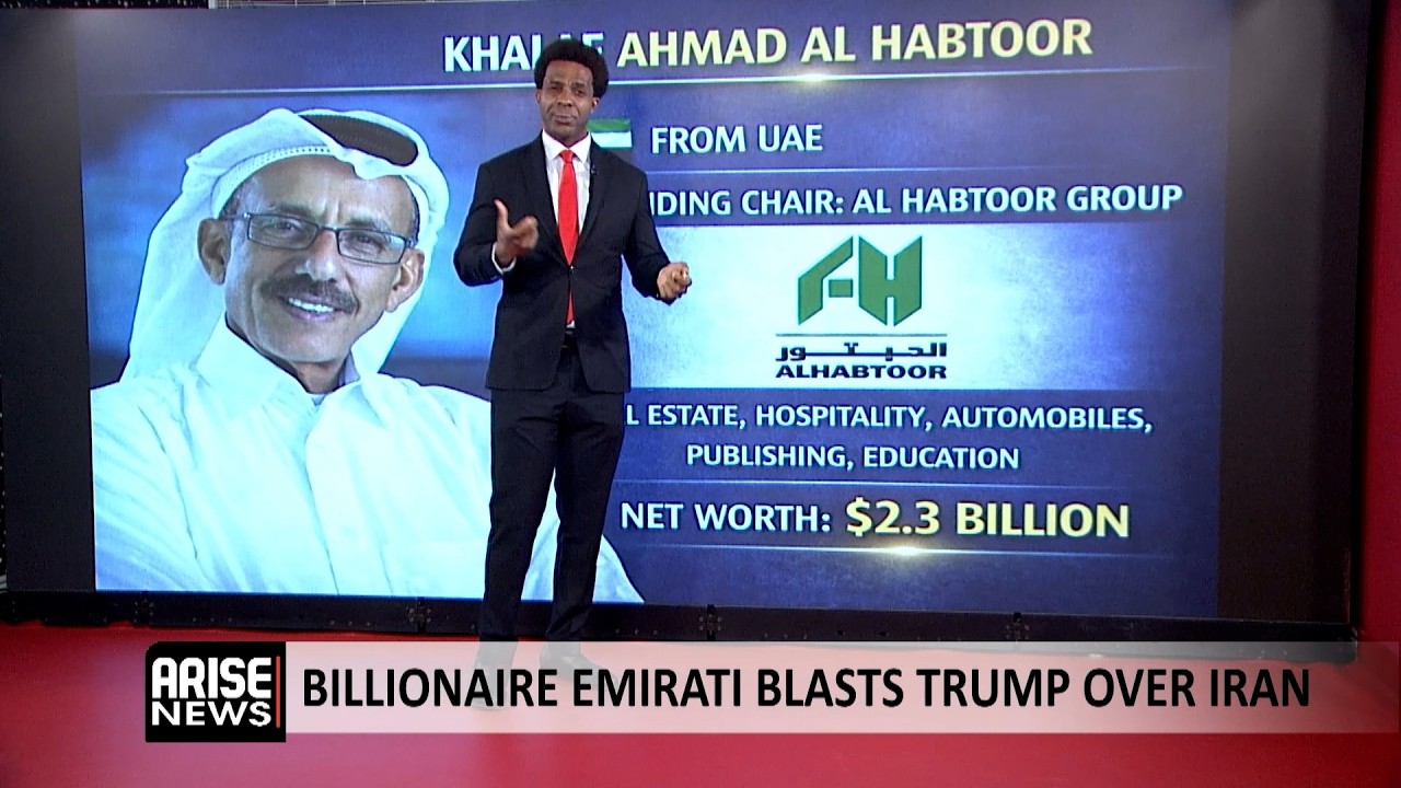 Billionaire Emirati Blasts Trump Over Iran War