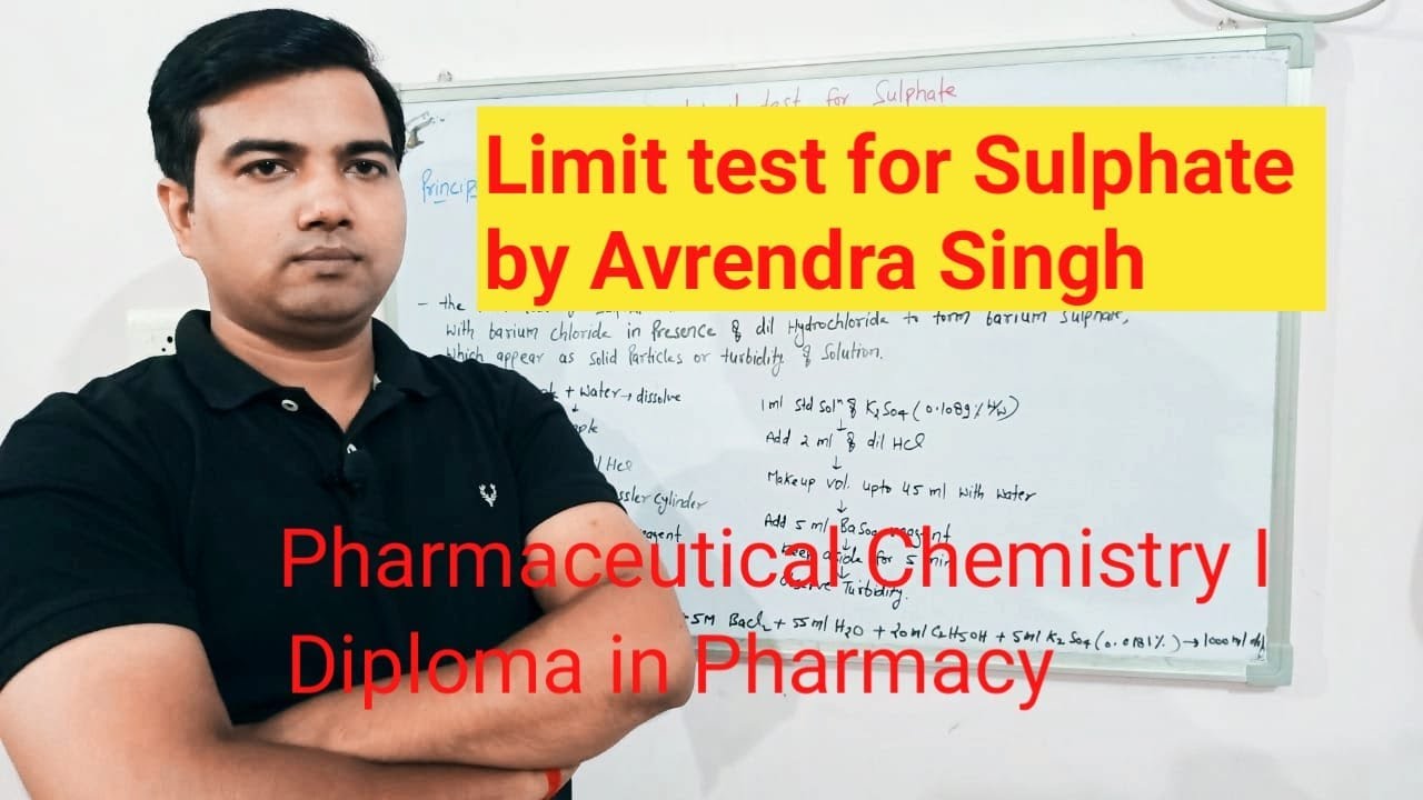 Sulphate limit test (Principle, Procedure and result in very friendly language) by Avrendra Singh