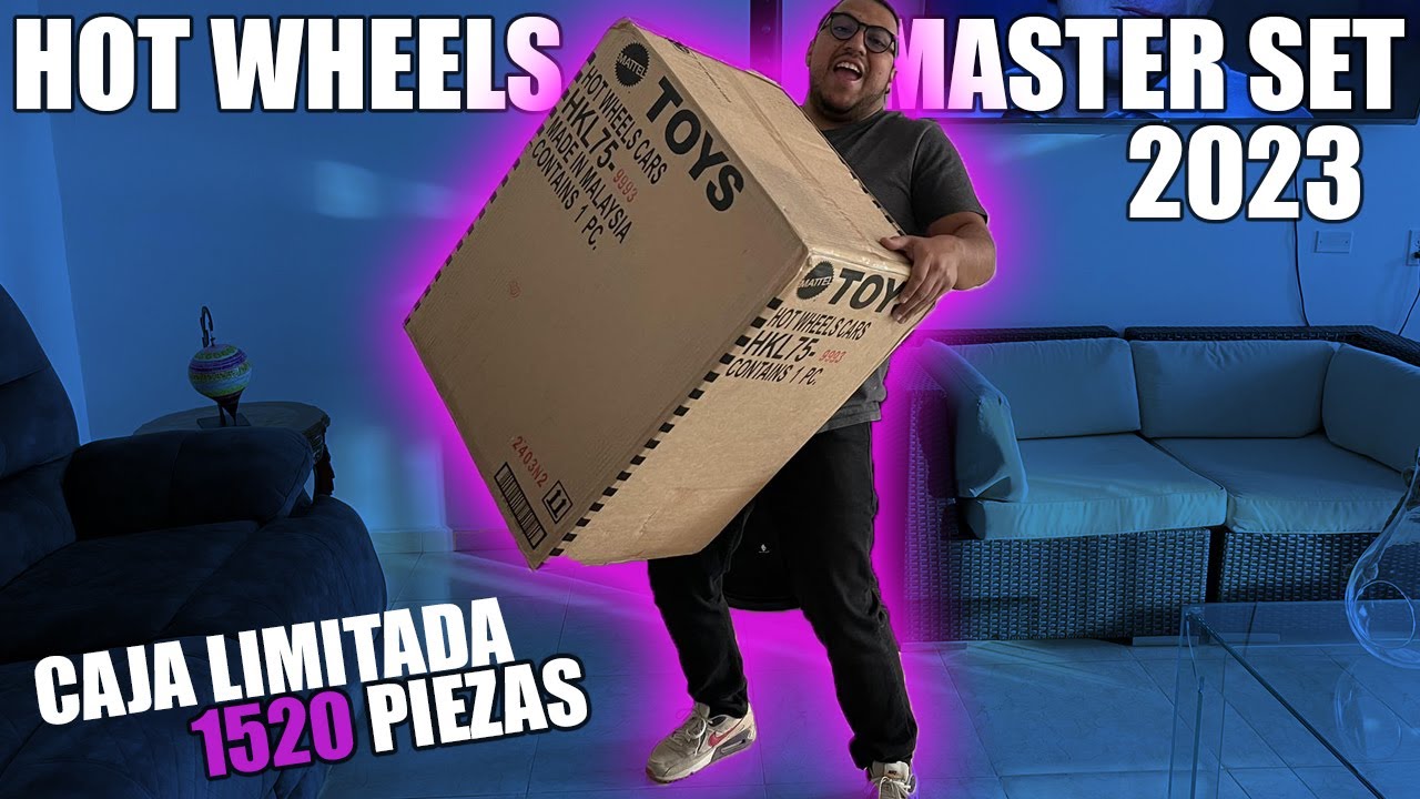 MEGA CAJA DE HOT WHEELS CON TODOS LOS CARROS DEL 2023 / HOT WHEELS MASTER CASE 2023 LIMITADO A 1520