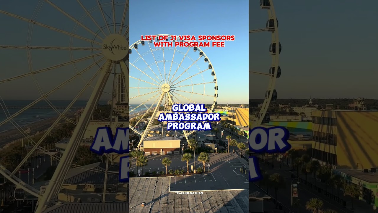 LIST OF J1 VISA SPONSORS WITH PROGRAM FEE.