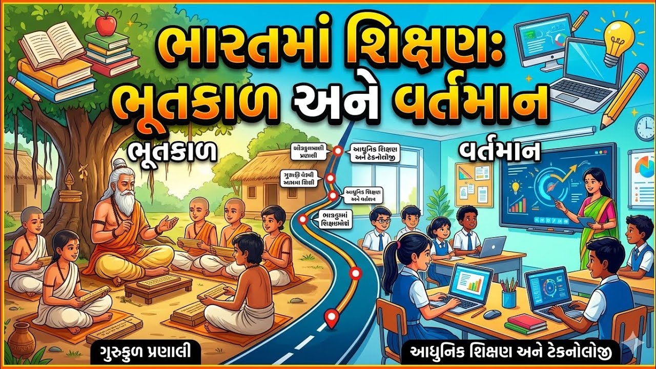 ભારતમાં શિક્ષણ તંત્ર અને પ્રણાલી - ભૂતકાળ અને વર્તમાન[શિક્ષણ સેવા વર્ગ-૧ અને વર્ગ-૨ (વહીવટી શાખા)]