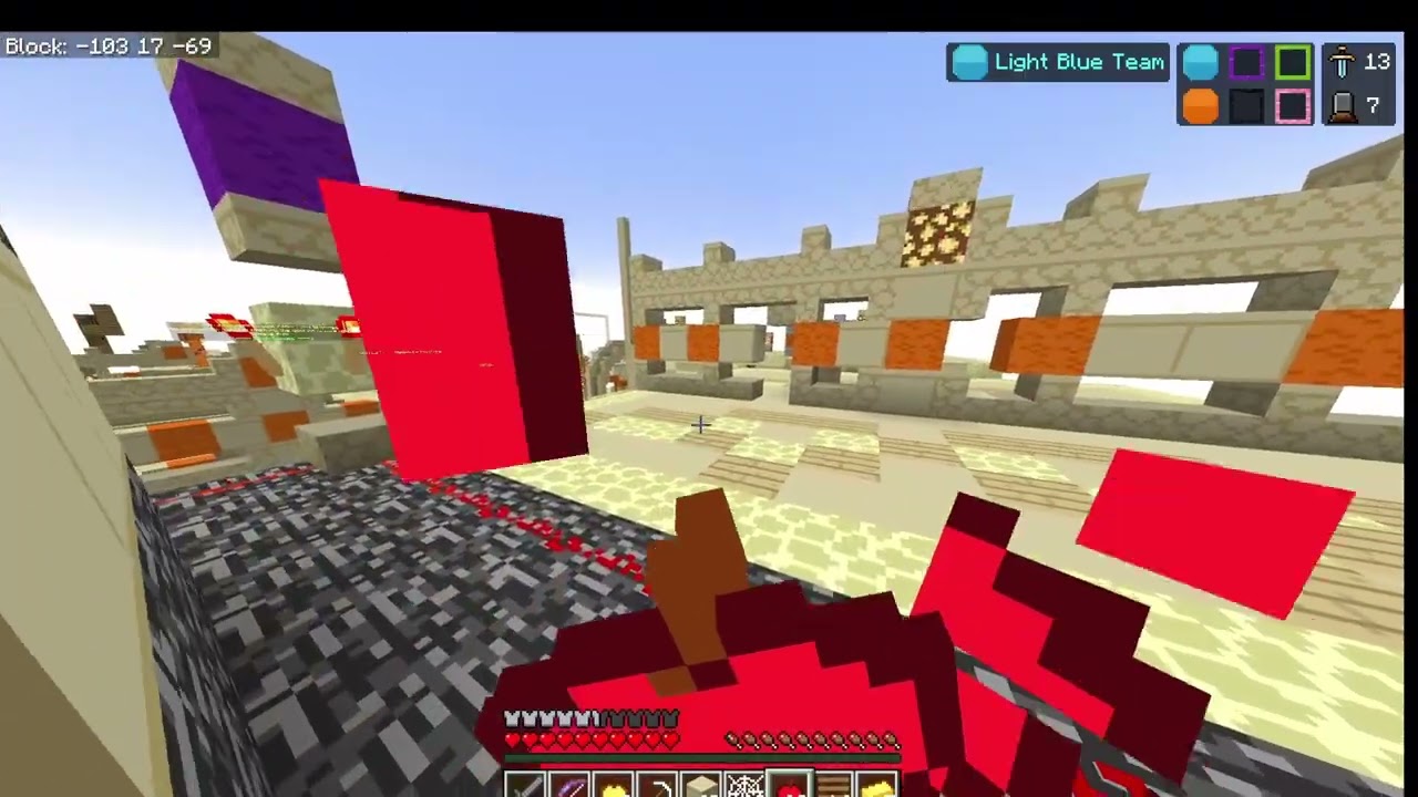 am jucat captureaza steagul pe bedrock