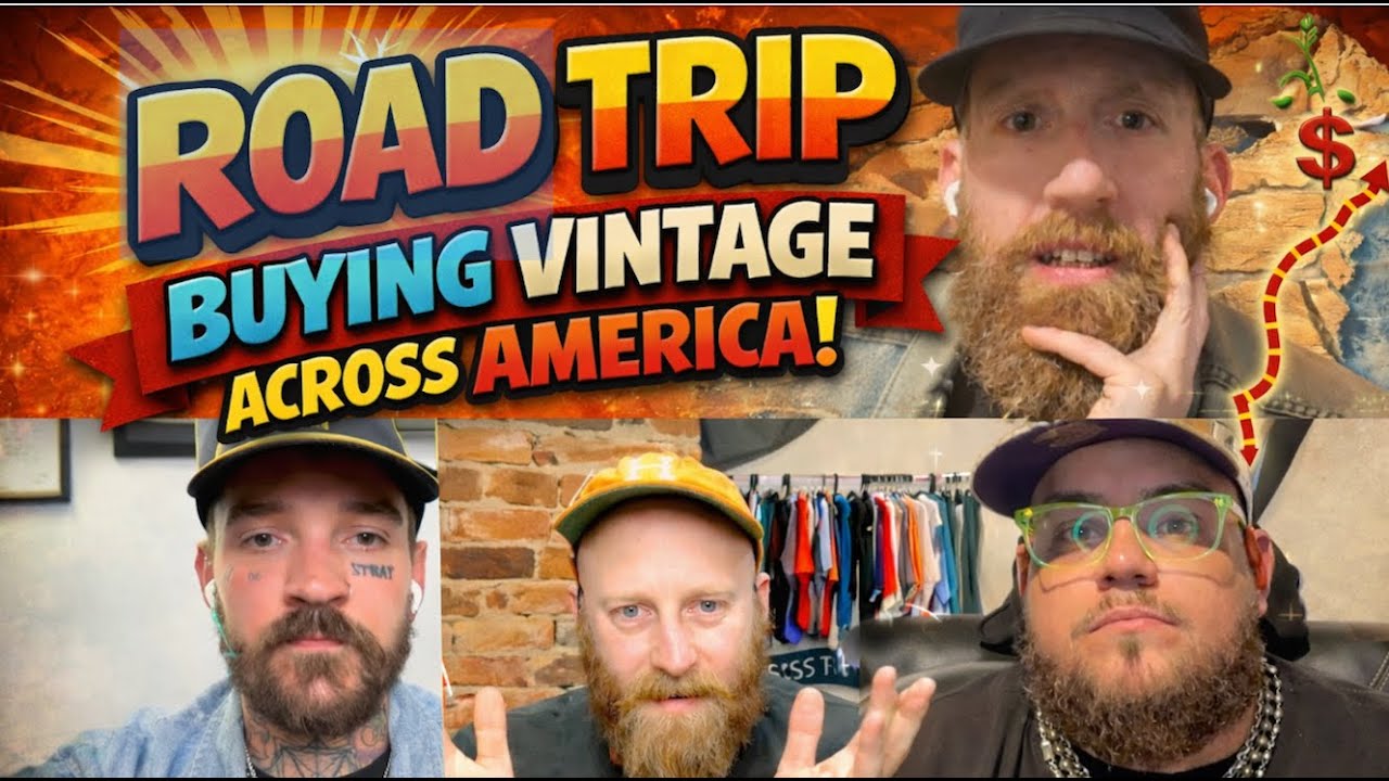 Ultimate Vintage Buying Road Trip | Full Podcast W/ @Passeshop  @endoftheworldnyc @hellbillybranded