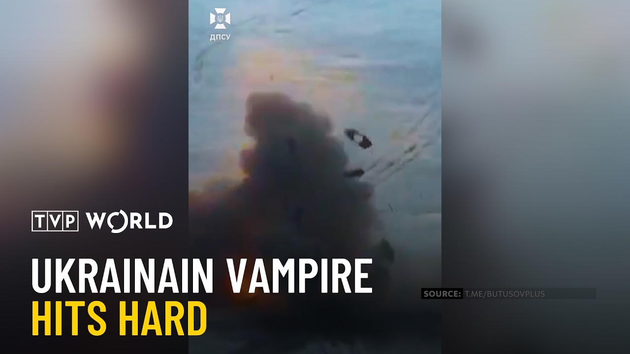 Ukraine's Vampire UAVs strike Russian vehicles in broad daylight | Military Mind