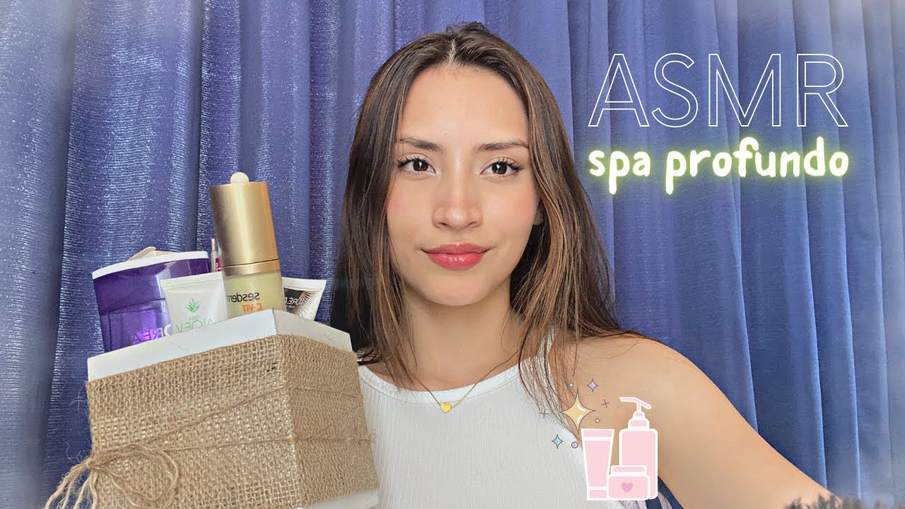asmr SPA Roleplay EXTRA relajante + skincare l Limpieza facial l Atención personal