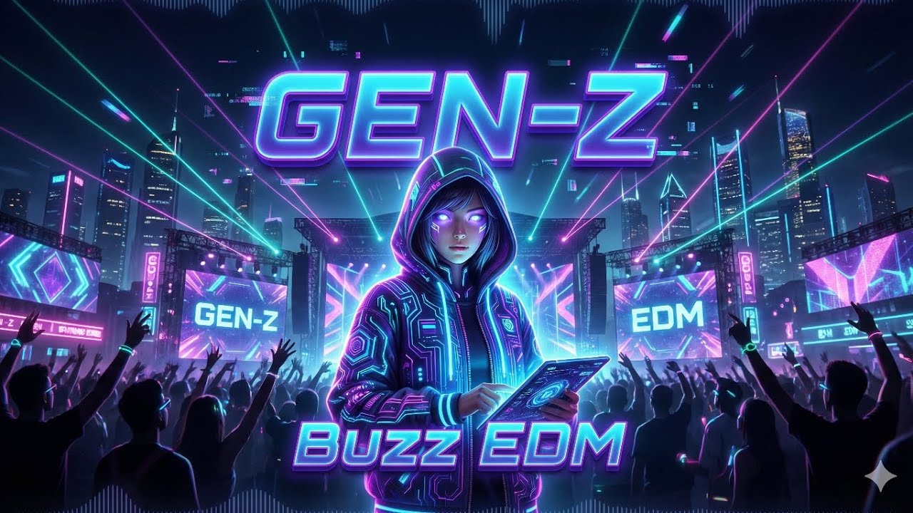 GEN-Z | Futuristic EDM Festival Anthem ⚡ Robotic Vibes | Night Rave  @Alanwalkermusic @marshmello