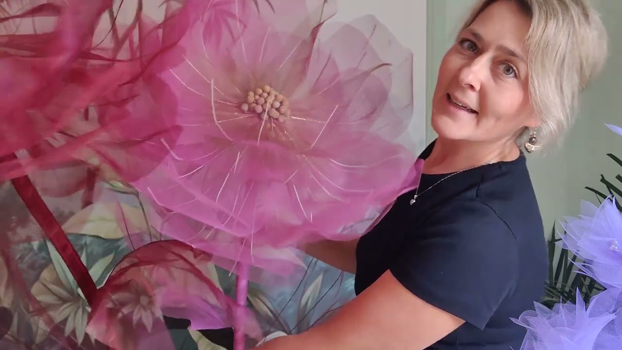 Promozione!! Video corsi Fiori Giganti di Organza!!  https://fiorigigantidecorgl.site/delphinium