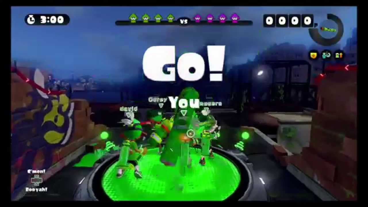 Splatoon ~ Roller Coaster vs. Water Slide Splatfest (No Commentary)