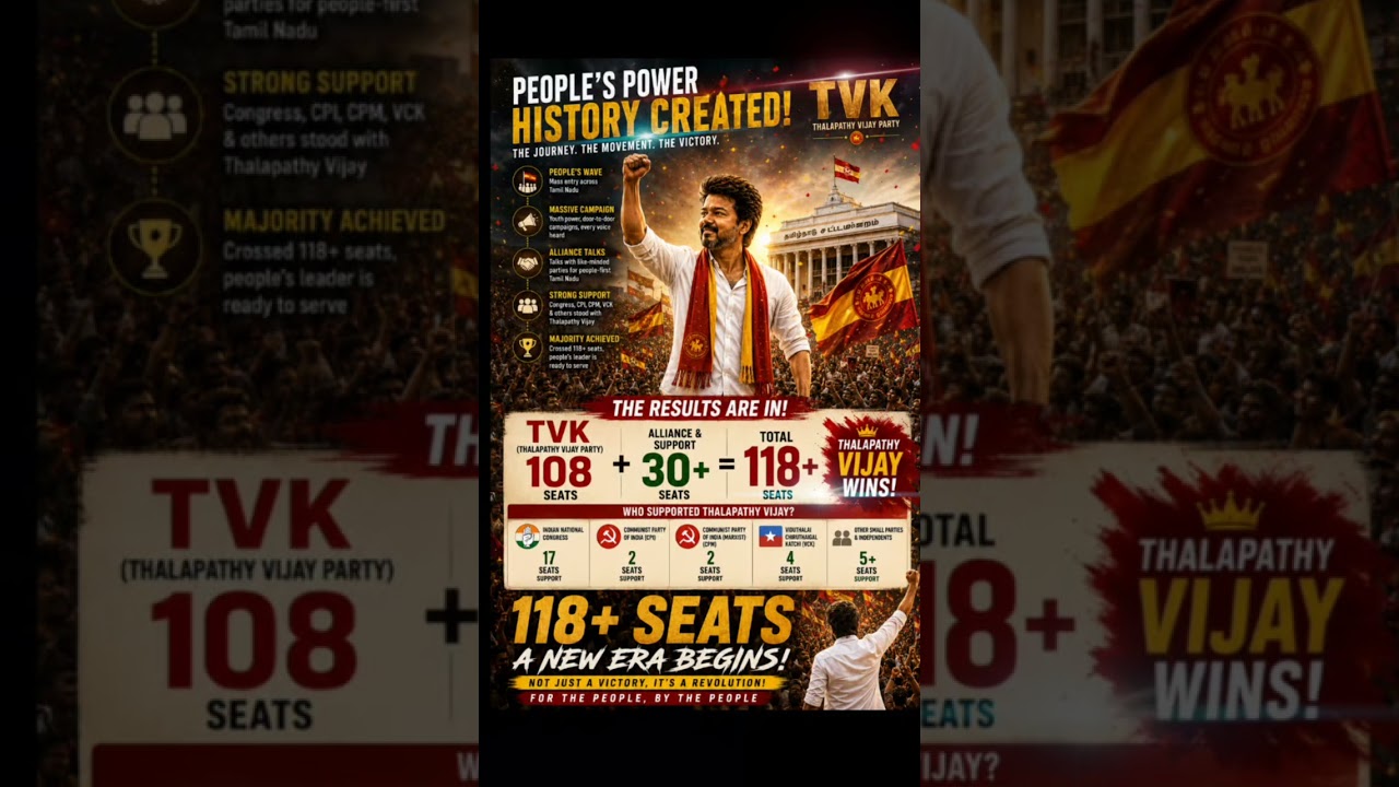108 ➜ 118+ 💥💥💥😳 Thalapathy Vijay Mass Comeback...