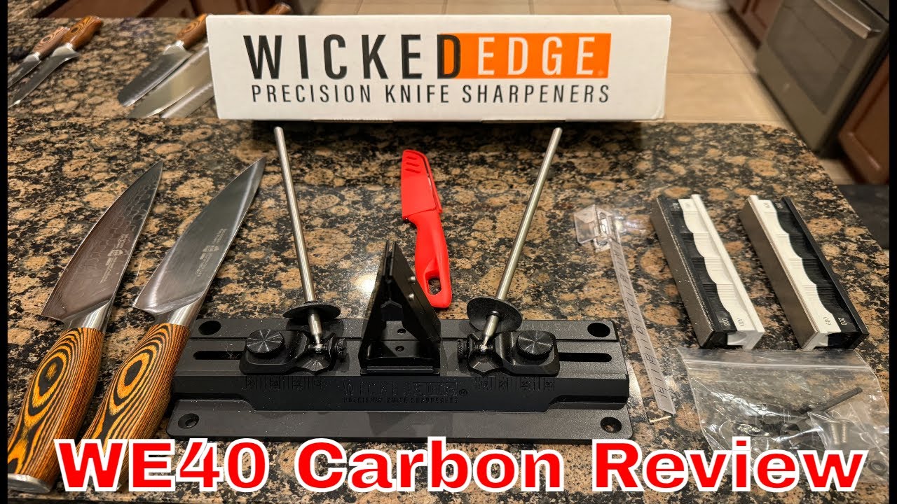 Обзор новой точилки для ножей Wicked Edge Carbon WE40 от A Regular Guy