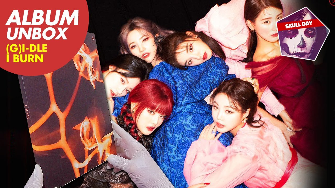 🌸UNBOXING GIDLE - I BURN(HWAA)🌸4th Album Reaction(Fire ver) 여자아이들 미니 4집 앨범(화) 언박싱/개봉기(불버전)