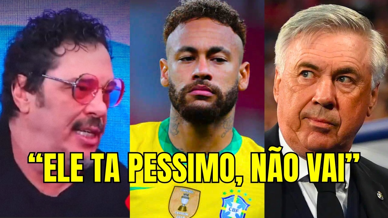 PESOU O CLIMA!! CASAGRANDE SOLTA O VERBO SOBRE NEYMAR E ANCELOTTI AO-VIVO!!