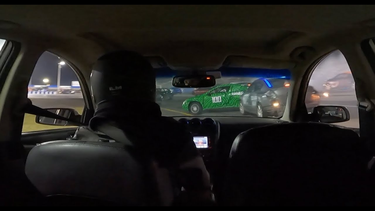 Ripping Through The Field At The Altima 600! Extremely Close Call!