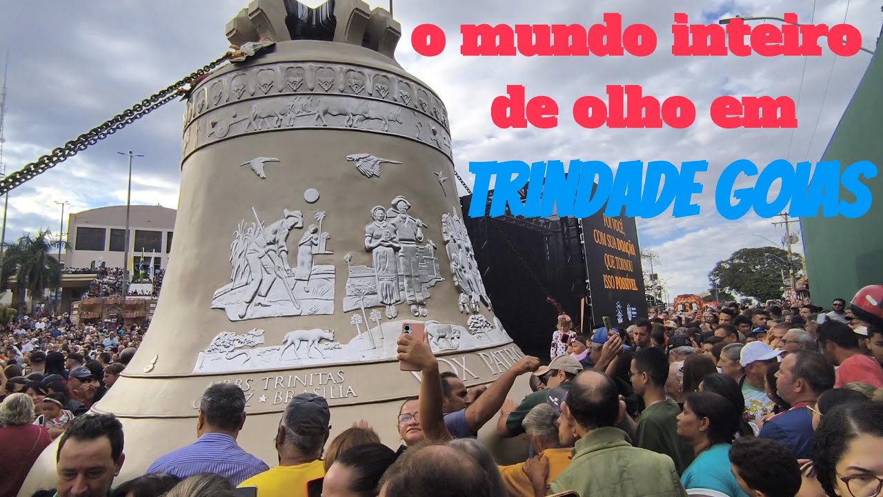 ha tao esperada chegada do sino vox patris na capital da fe trindade go