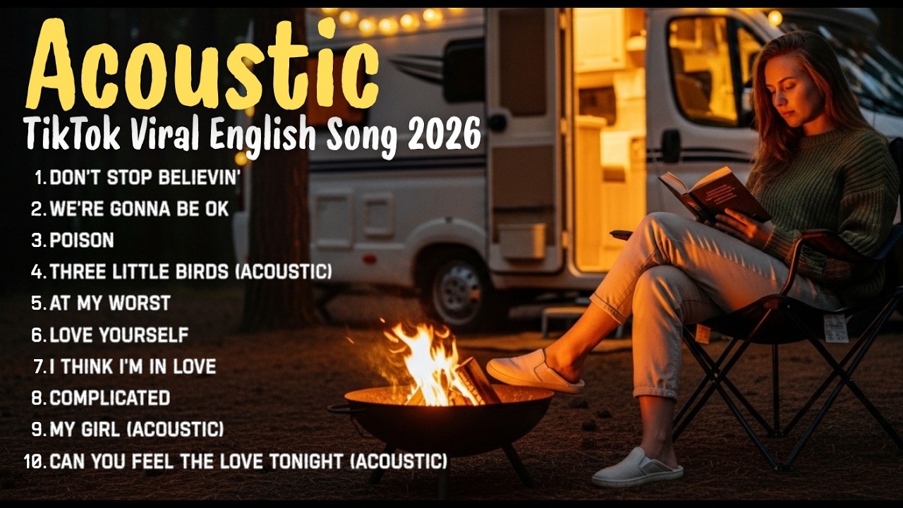 Top Acoustic Love Song Covers 2026 💕🎶  TikTok Trending - At My Worst, Don’t Stop Believin’, Poison