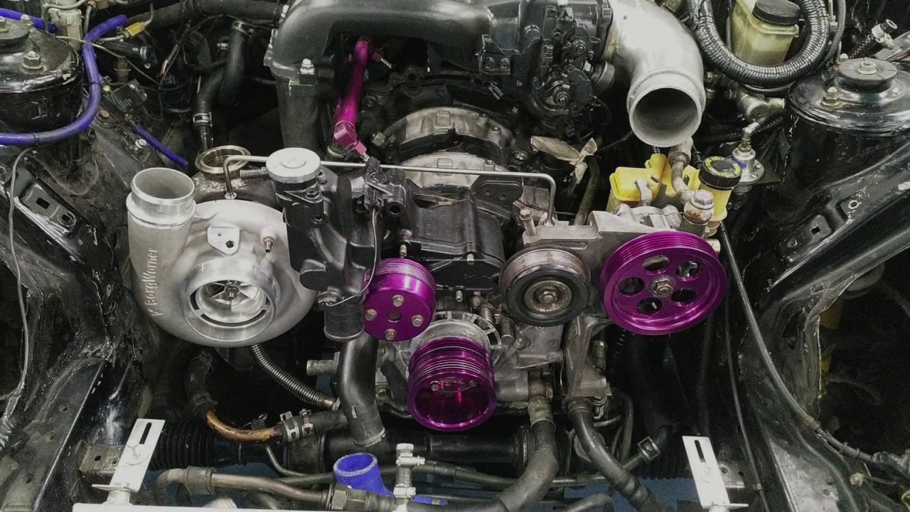 The Ring Dorito RX7 - Turblown BW-SXE Kit Fitment Video