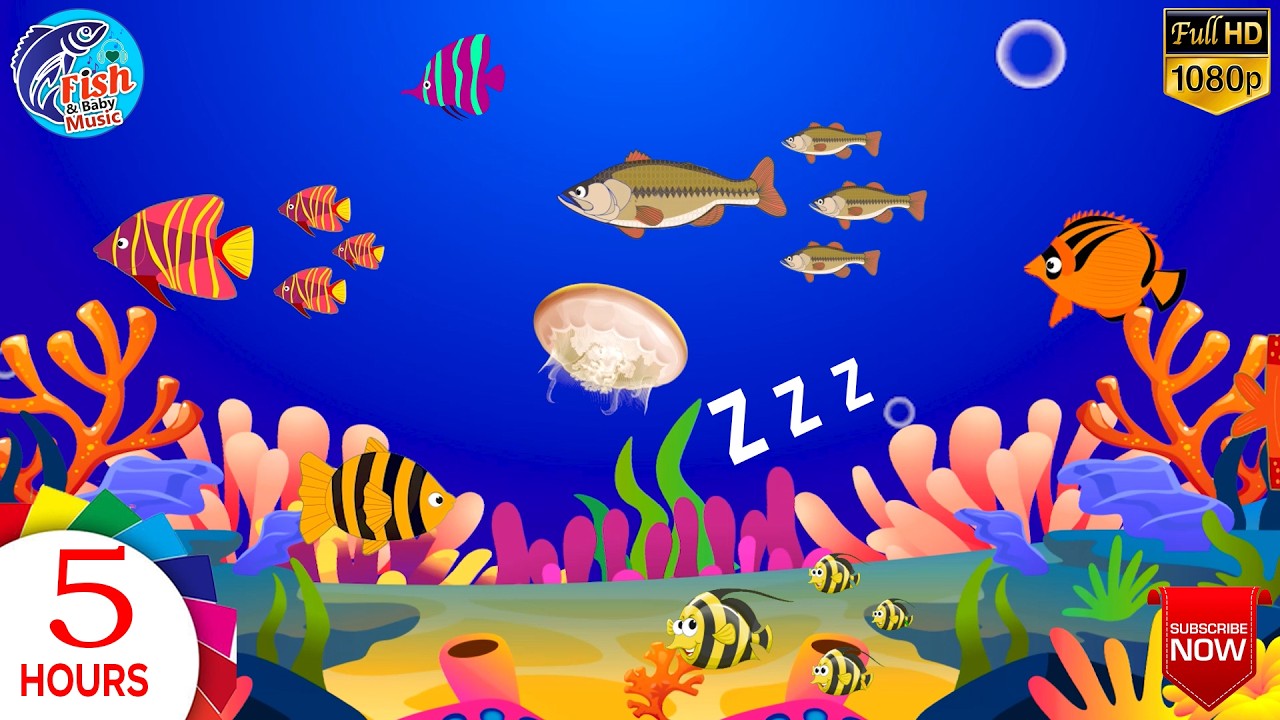 Fish & Baby Music  Calm Baby Sleep Music Fall Asleep Fast # 07