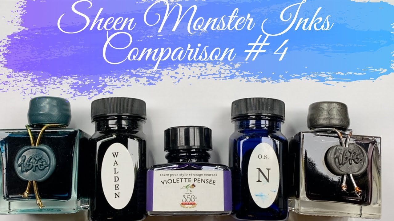 Sheen Monster Inks Comparison #4