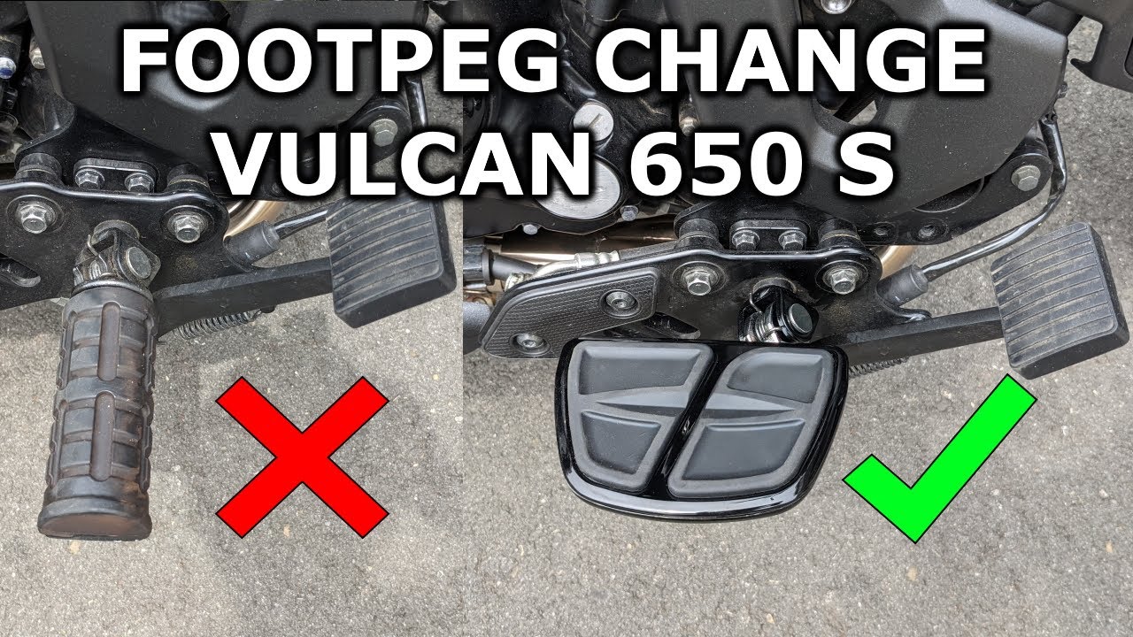 Лучшие подставки для ног для Vulcan 650 S. Как установить подставки Kuryakyn 7613 Kinetic Mini.
