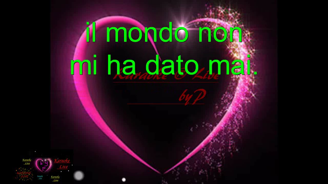 IL MIO MONDO  🎼🍃🎤🎶 Karaoke Live byP