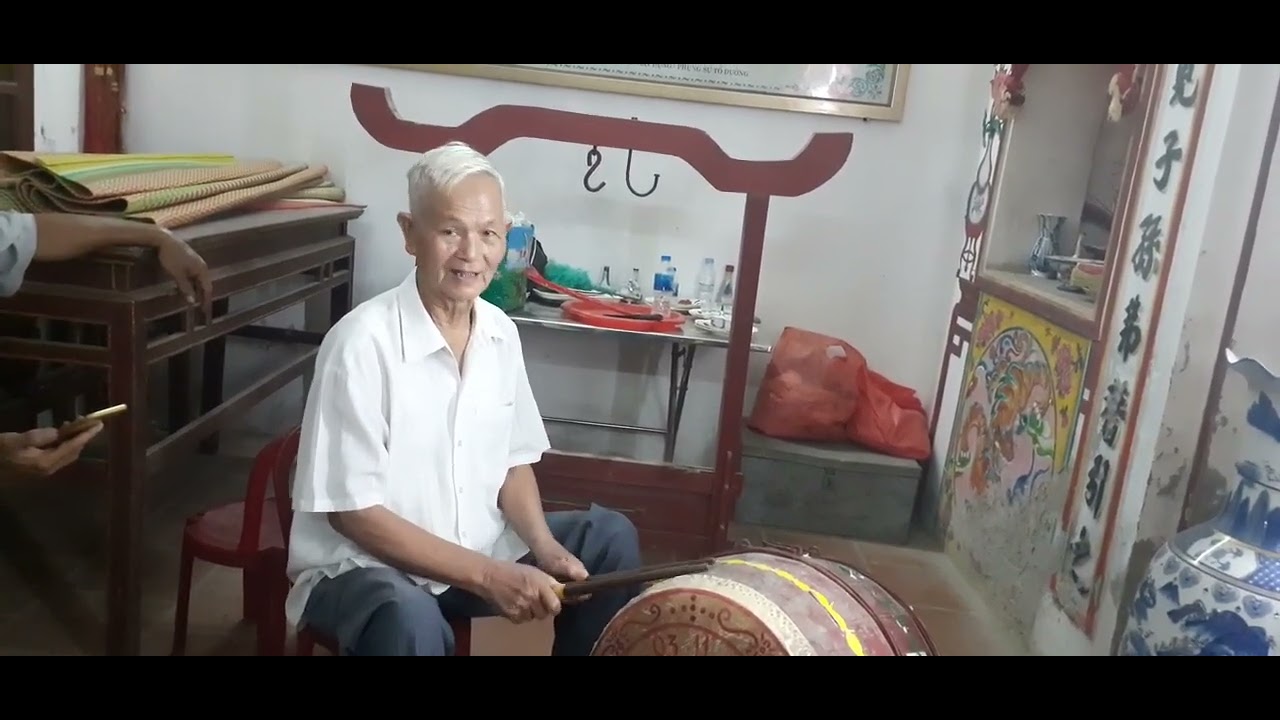 Ông Hoành đánh trống xuống  Hóa văn tế tổ  - Ban nhạc họ Trần Xóm 16 Hải Anh