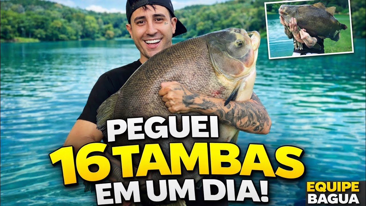 PESQUEIRO PANTANOSSO /PEGUEI 16 TAMBA /BAGUA FISH 16X parte 1/2 