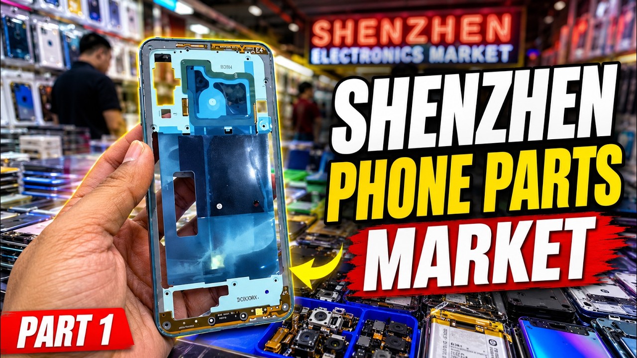 Shenzhen Mobile Phone Spare Parts Market | मोबाइल फ़ोन स्पेयर पार्ट्स मार्किट
