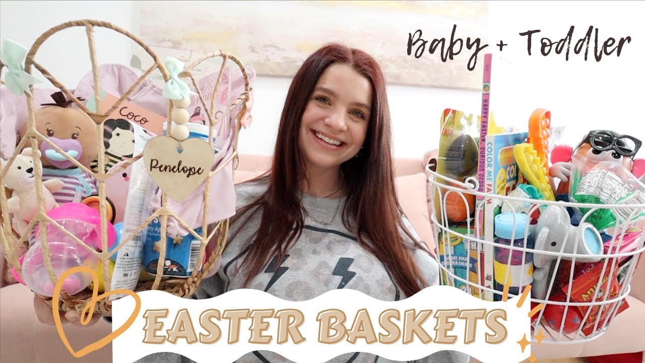 What I Got For My Kids Easter Baskets 2022 Easter Basket Stuffer Ideas Toddler + Baby