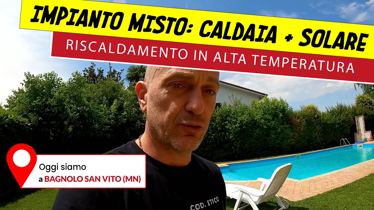 IMPIANTO BIOMASSA MISTO: Caldaia + solare termico su nuova abitazione in ristrutturazione