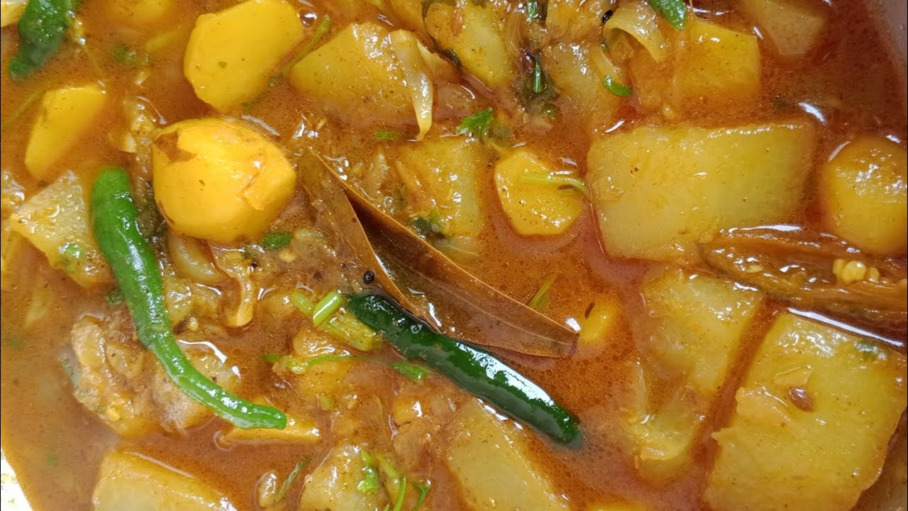 মাংসের স্বাদে দারুন টেস্টি পেঁপে আলুর তরকারি রেসিপি