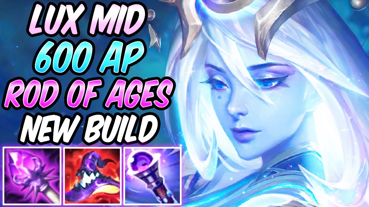 S+ 600 AP LUX | NEW ITEM - ROD OF AGES COSMIC LUX MID PRESEASON 13 - League of Legends