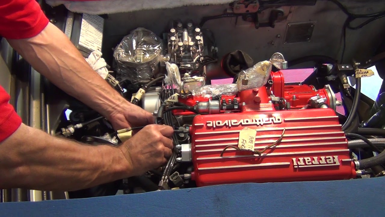 Ferrari Mondial QV 1985, K-JETRONIC fuel injection Reinstallation.