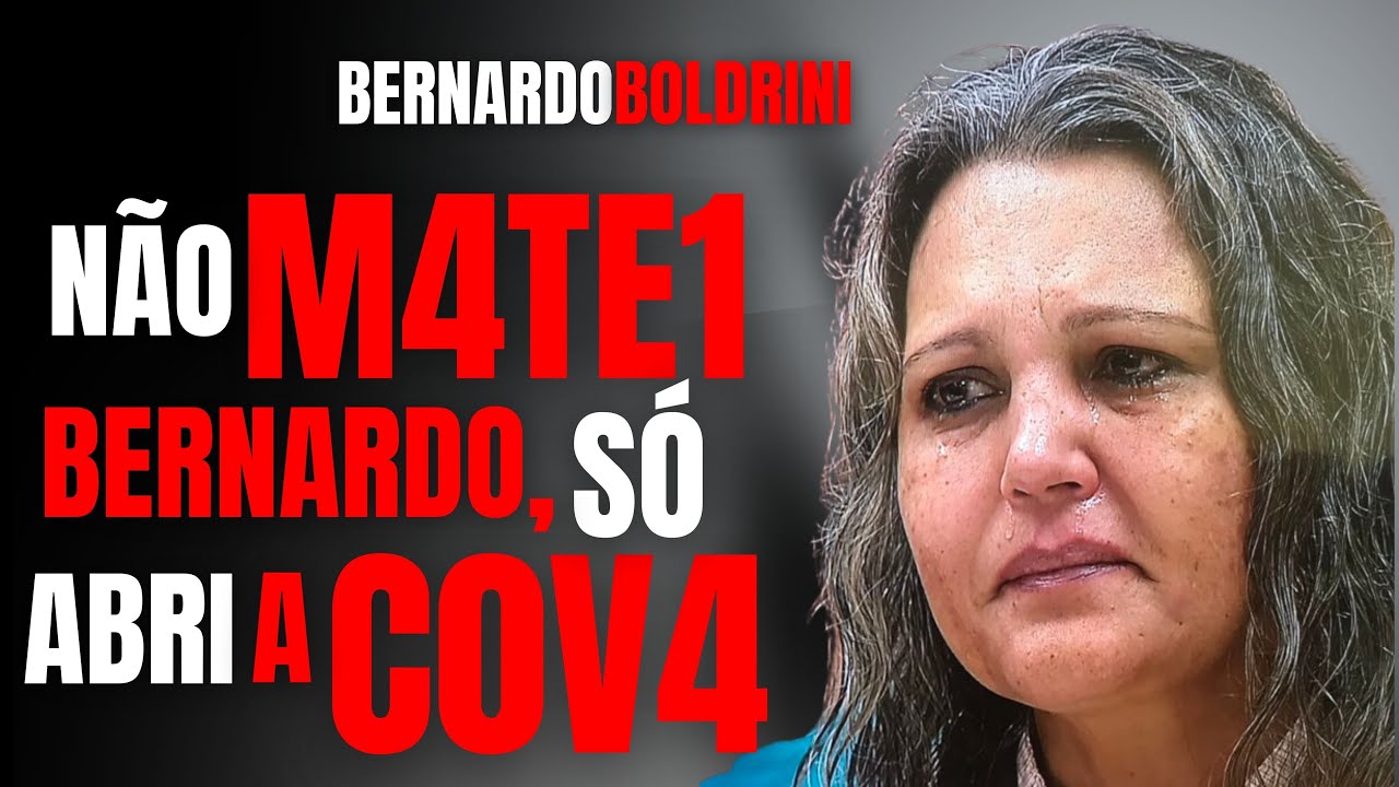A AMIGA DA MADRASTRA NARCISISTA DE BERNARDO BOLDRINI - EDELVANIA FOI ENCONTRADA MORTA NA CADEIA