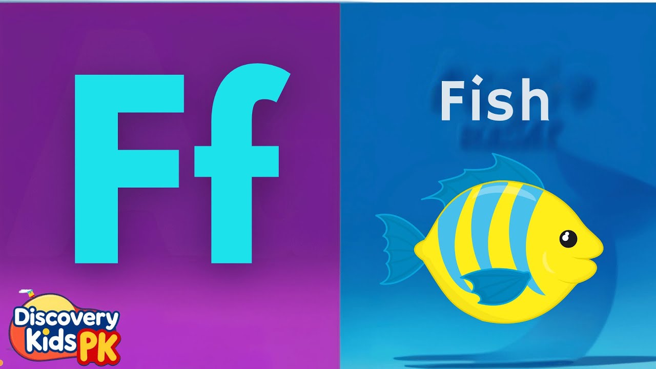 F for FISH Poem| The ABC Phonics | @discovery Nursery Rhymes & Kids Songs