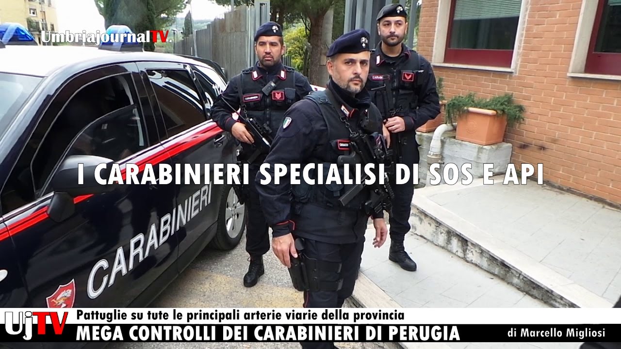 Nuovi dispositivi antiterrorismo Carabinieri Perugia intervista Col. Cosimo Fiore