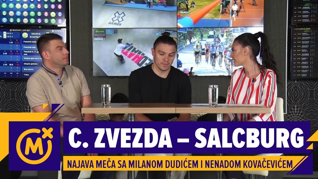 Mozzart TV I CRVENA ZVEZDA - SALCBURG Šta očekuju Milan Dudić i Nenad Kovačević?