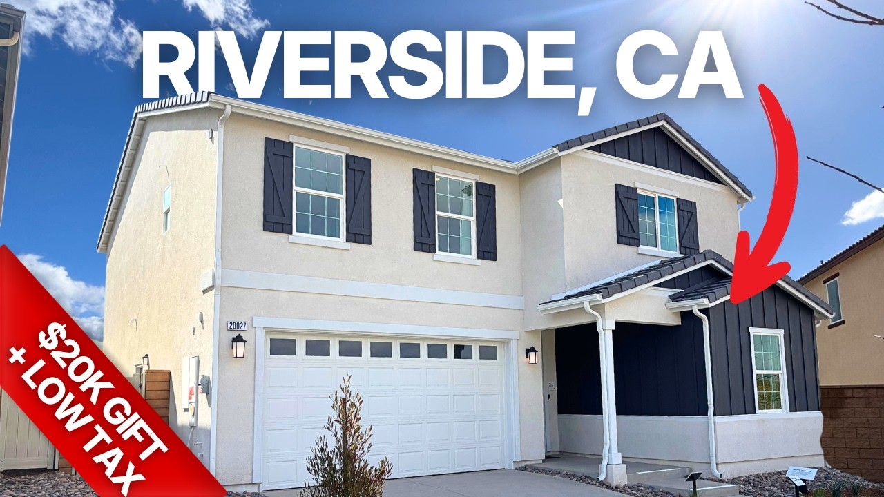 New Construction Home Tour in Riverside CA with LARGE Bedrooms | Built by KB Home