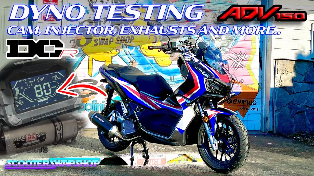 We put the Adv 150 on the Dyno | DR Camshaft, Exhaust and more!